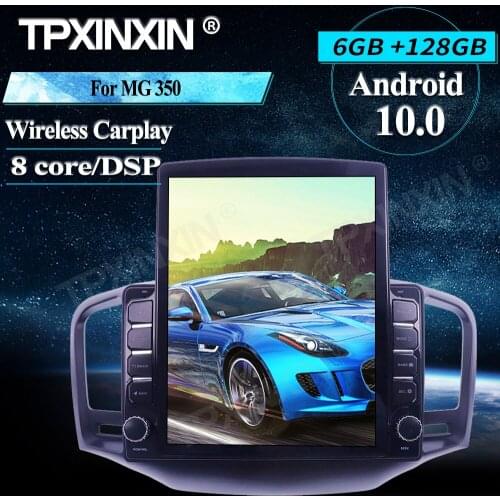 Tesla Style Car Radio For MG 350 Android 6+128G Wireless Carplay Stereo Receiver 6+128G Car Radio player Radio IPS Screen