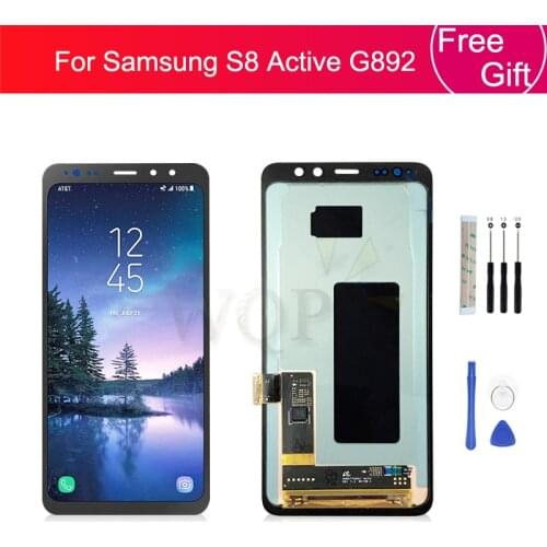 For Samsung G892 lcd display touch screen digitizer assembly For Samsung Galaxy s8 Active G892 SM-G892A g892u g892FD+tools