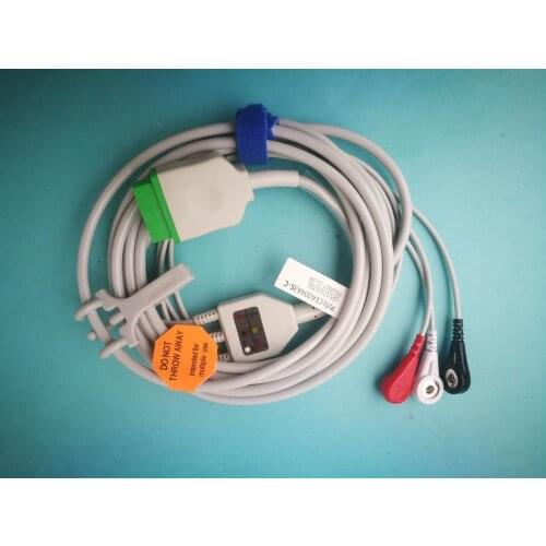 ECG buckle type 3-lead 5-lead 11-pin wire cable for GE B20, B30, B40, B20I, B30I, B40I S/5