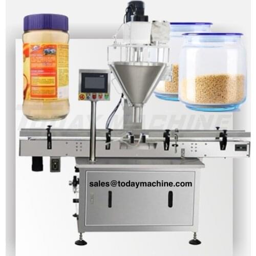 TODAYMACHINE Automatic Double Head Auger Protein Albumen Powder Filling Machine