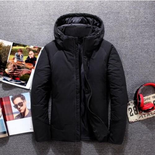 2020 Winter Men Down Cotton Jackets Coats Mens Thick Warm Coat Hooded Casual Jacket Male
