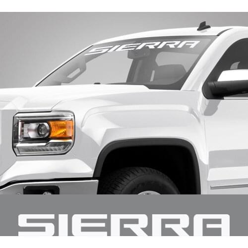 Pickup Stickers For GMC Sierra Car Front Windshield Decor Decals Truck Vinyl Graphics Custom Covers Auto Tuning Accessories