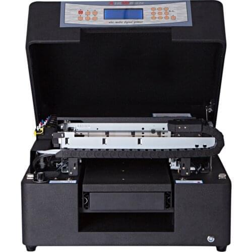 A4 size desktop direct uv printer machine for printing on plastic metal glass wood phone case pen