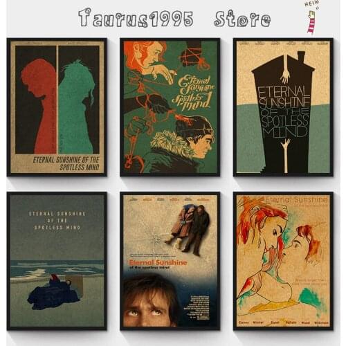 New Eternal Sunshine of the Spotless Mind poster Classic movie vintage Poster retro kraft paper wall sticker