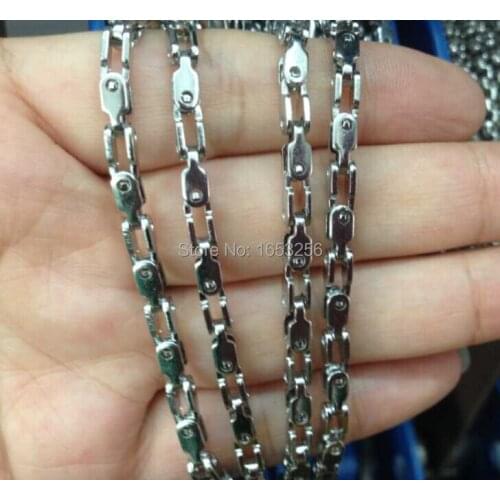 In bulk 5 meters Stainless Steel Fashion Motorcycle Bike Chain Jewelry Finding / Marking Wholesale Chain brand New