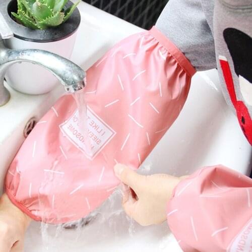 Autumn and winter men and women elbow protection work anti-fouling sleeves adult kitchen clean home waterproof oil-proof