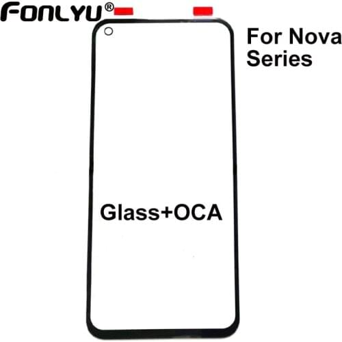 Front Outer Glass With OCA Replacement Parts For Huawei Nova 7 SE 7 6 5i Pro 5T 4 3 Series Crackd LCD Display Repair