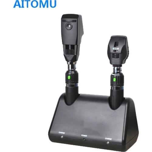 Rechargeable Ophthalmoscope Retinoscope Set
