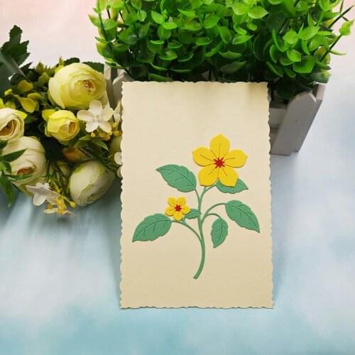 Carbon Steel Flower Leaves Cutting Die Embossing Stencil Template Mold DIY Paper Art Handcraft Scrapbook Bookmark Card 85DA