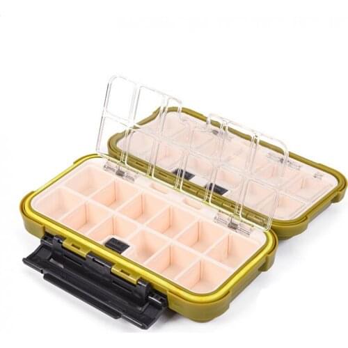 Waterproof 24 Compartments High Quality Fishing Lure Box Double Layer Fishing Hook Rig Bait Storage Case Pesca Tackle Box
