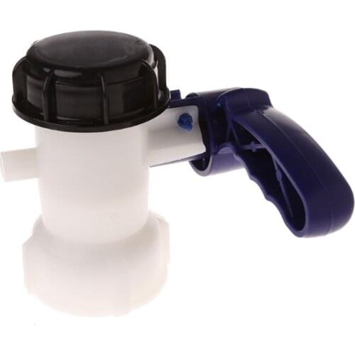 High Quality IBC Tote Tank Butterfly Valve Drain Adapter 2.44" Coarse Thread New 10166