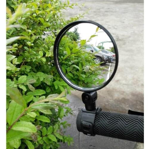 360 Degrees Adjustable Bicycle Motorcycle Rearview Mirror Riding Motorcycle Equipment Side Levers Bar End Mirrors Accessories