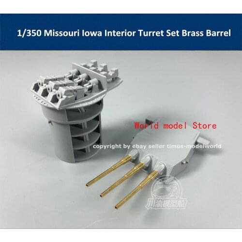 1/350 Missouri Iowa Tamiya 78029 Interior Turret Set Brass Barrel CYG027