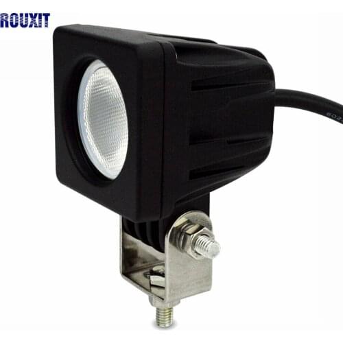 1pc 10w Led work Light Flood spot 12v led driving light offroad atv truck engineering vehicles led motorcycle lamp