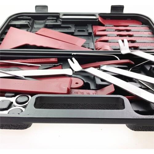 Car Audio Tools Car Dismantling And Navigation Installation Interior Buckle Door Pry Plate Set Screwdriver Repair Tool Box