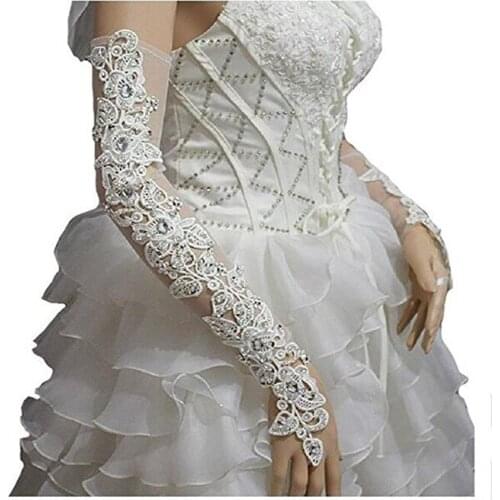 Crockoonboo Bridal Long Gloves