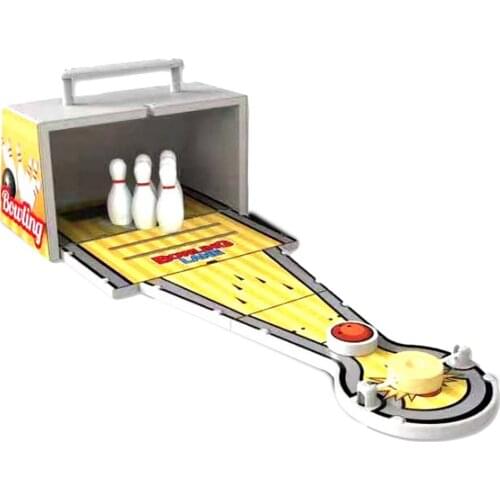 Child Toys Wooden Mini Desktop Bowling Game Toy Set Fun Indoor Parent-Child Interactive Table Game Bowling Developmental Toy