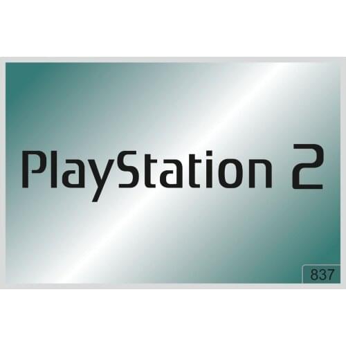 For PlayStation 2 -2 pcs. stickers HIGH QUALITY DECALS different colors 837