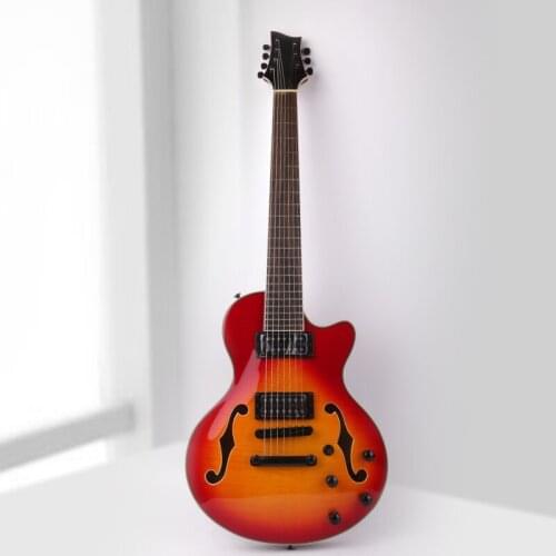 Good quality 7 seven string electric guitar F hole free shipping