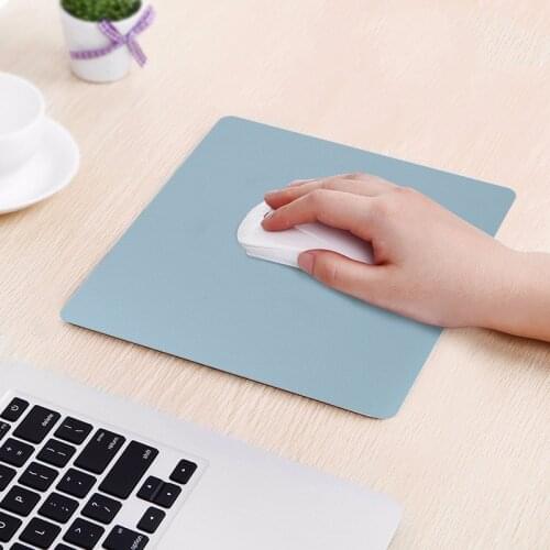 PU Leather Mouse Pad Laptop Computer Desk Mat Home Office Waterproof Anti-slip Modern Keyboard Pad Writing Mat Gaming Mouse Pad