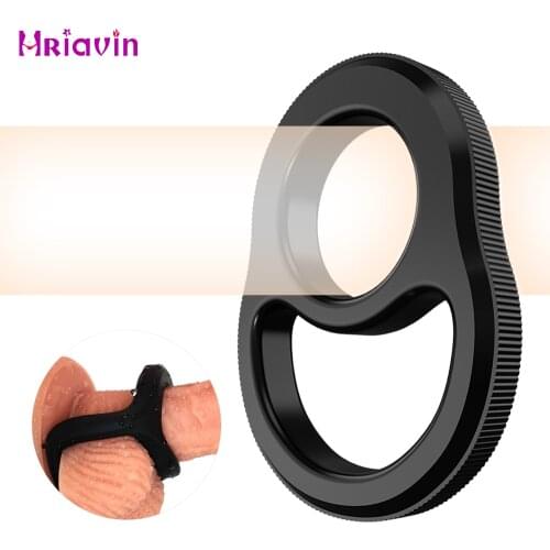 Male Penis Chastity Belt Cock Rings for Men Delay Ejaculation Erection Sex Shop Toys for Couple Penis Rings Orgasm Dick Massager