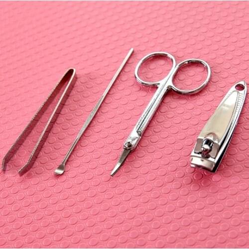 Stainless Steel Nail Clipper Knife Set Nail Cute Clipper Nail Eyebrow Scissors Tweezer Tool Beauty Personal Care Set Sale