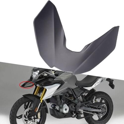 New Black Motorcycle Accessories Front Fender Beak Extension Extender Wheel Cover Cowl For BMW G310GS 2017-18