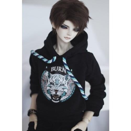 NEW BJD Doll Clothes 1/3 Uncle SD Doll White tiger pattern Everyday T-shirt/Tops