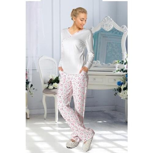 2 Pieces Premium Set - Sleepwear for Women Nightgowns Pyjamas Sleepshirts Homewear Nightdress Sleep Night Wear Sleeping