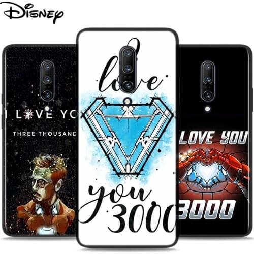 Silicone Cover Iron Man I Love You 3000 For OnePlus Nord N10 N100 8T 7T 6T 5T 8 7 6 Pro Plus 5G Phone Case Shell