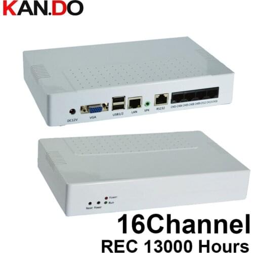 16CH DDR 2GB 64GB SSD 16Ch Telephone Recorder IP Remote Function Enterprise Use Telephone Monitor Em-boded Phone Logger TQ-u16