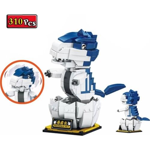 Animal World Jurassic Dinosaur Series Hatching Indominus Rex Indoor Decoration MOC Building Blocks Bricks Toys Gifts