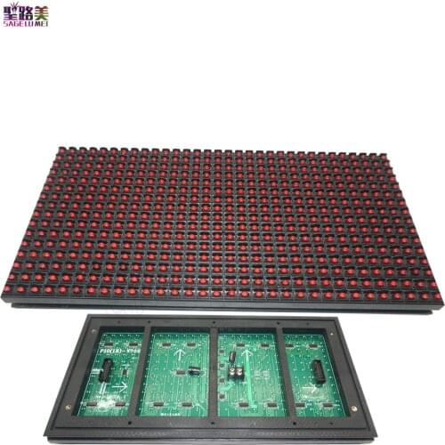 RGB/Red/White/Green /Blue LED module 320*160mm 32*16pixels P10 out door for Single color LED display Scrolling message led sign