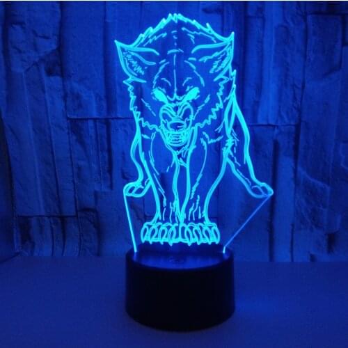 7 Colors 3D LED Night Light Touch Base 7 Colors Table Lamp for Children Gift Bedroom Decoration Baby Sleep Lighting Mood Lamps