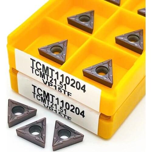 Turning insert TCMT110204 VP15TF parts tool Internal turning tool Carbide insert TCMT 110204 Cutting tool Lathe tool