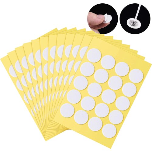 100pcs Candle Wicks Stickers Double-sided Foam Adhesive Glue Dot Heat Resistance Centering Device 20mm Diy Candle Making