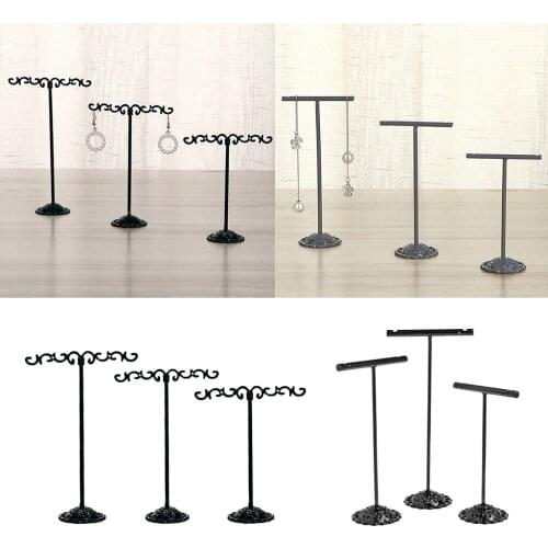 6Pack Iron T Stand Earring Display Stand Shop Hoop Dangle Drop Earring