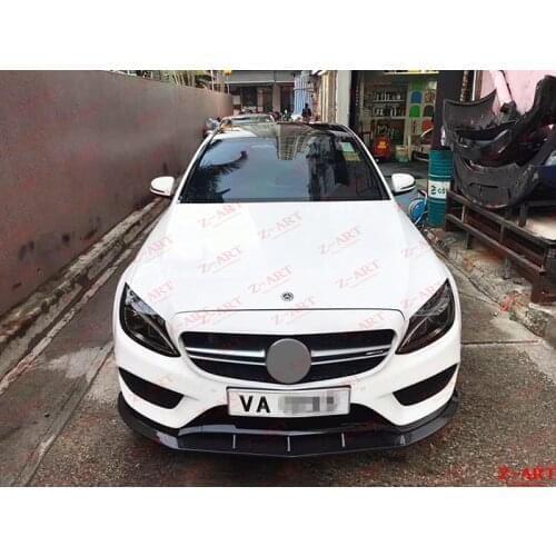 2015-2019 Z-ART carbon fiber aerodynamic kit for Mercedes benz W205 tuning body kit for C class carbon fiber body kit for W205