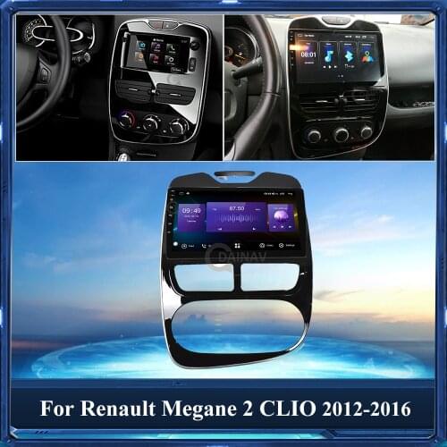 128GB Car Stereo Receiver 2 Din Android For Renault Megane 2 CLIO 2012-2016 Car Radio Multimedia DVD player GPS Navigation