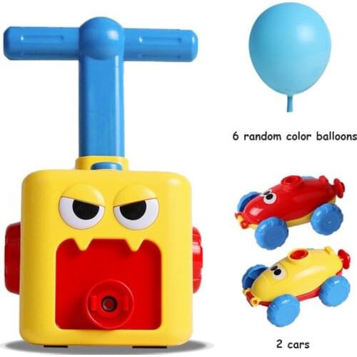 Childrens inertial power balloon puzzle childrens science education fun car baby fun toys 1-3 years old