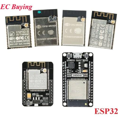 ESP32 Wireless Module ESP-WROOM-32 Development Board ESP32-S ESP32-A1S ESP32-WROVER-I ESP32-WROVER ESP32-CAM with OV2640 Camera