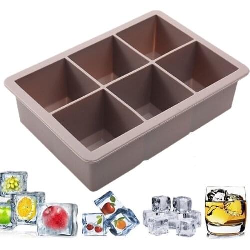 Ice Cube Mold for Wine Whisky Baby Food Wine Cooler big cube Ice Cube Trays Maker Ice Cream Maker Kitchen Bar Accessories