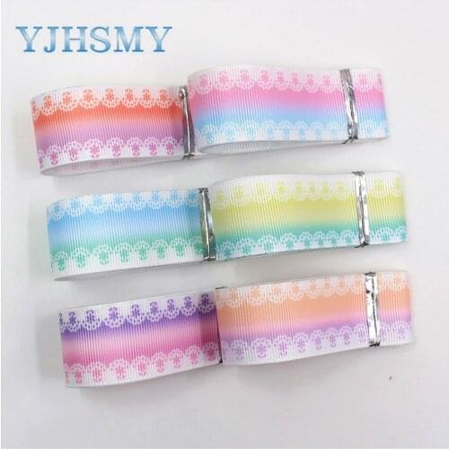 I-19603-1370 ,1"(25mm),5yards Pattern printed grosgrain ribbon, DIY handmade hair accessories wedding gift packaging materials