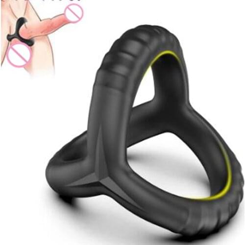 Penis Cock Ring on for Men Delay Ejaculation Erection Sex Shop Toys for Couple Sextoy Penisring Man Enlarger Rings