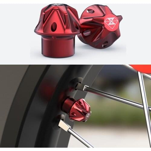 2PCS Aluminum Alloy Motorcycle Wheel Tire Valve Caps Tyre Rim Stem Covers Airdust Waterproof for Honda Motorcycle CB190