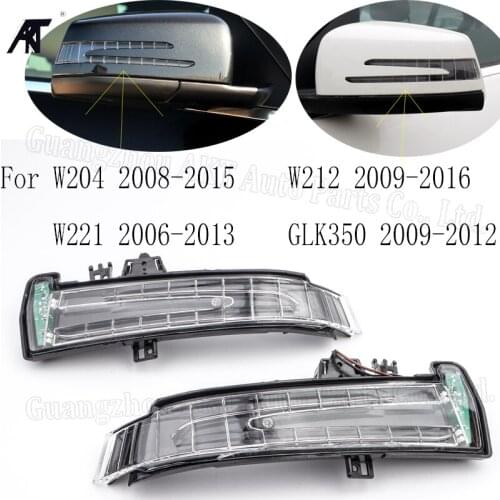 Door Mirror Turn Signal Lights Lamps For Mercedes Benz W212 W204 W221 GLK350 2007-2013 A2129067401 / A2129067501
