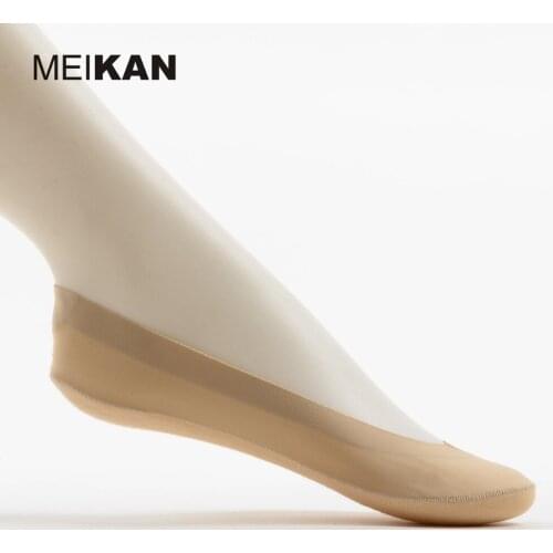 MK1410 MEIKANG Brand Womens Colorful Combed Cotton Invisible Socks Ultra-thin Non-slip High-Quality Ankle Socks for Summer
