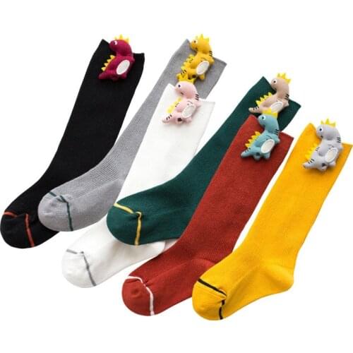 Baby Socks for Girls Cotton Knee High Socks Girl Casual Childrens Socks for Boys Cute Cartoon Socks for Boy Autumn Winter Style