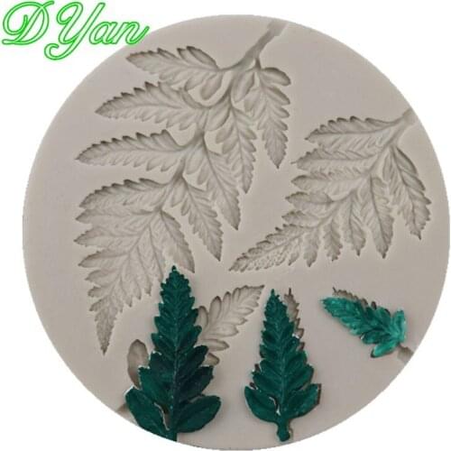 New Leaf Flower Silicone Mold DIY Fondant Cake Mold Chocolate Fudge Mold Baking Utensils A1739
