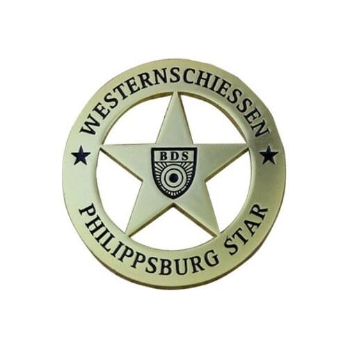 Manufacturer Supply Metal Badge Brooch Custom Round Badge Custom Logo